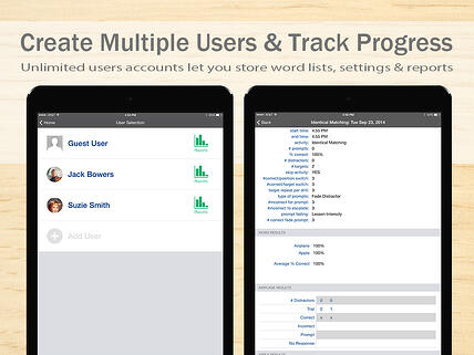 Customized presentation of cards in Language Builder App