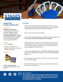Emotion Builder Lesson Plan