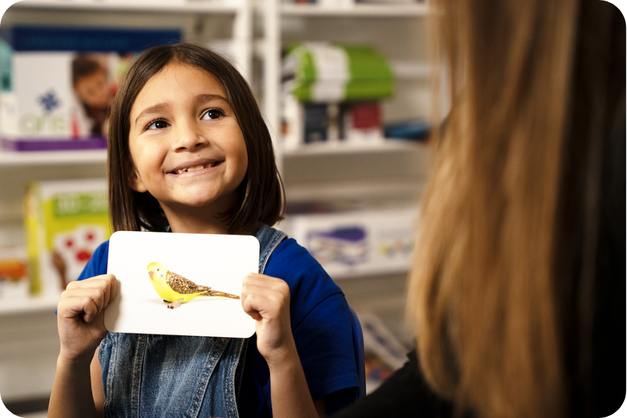 girl with bird picture